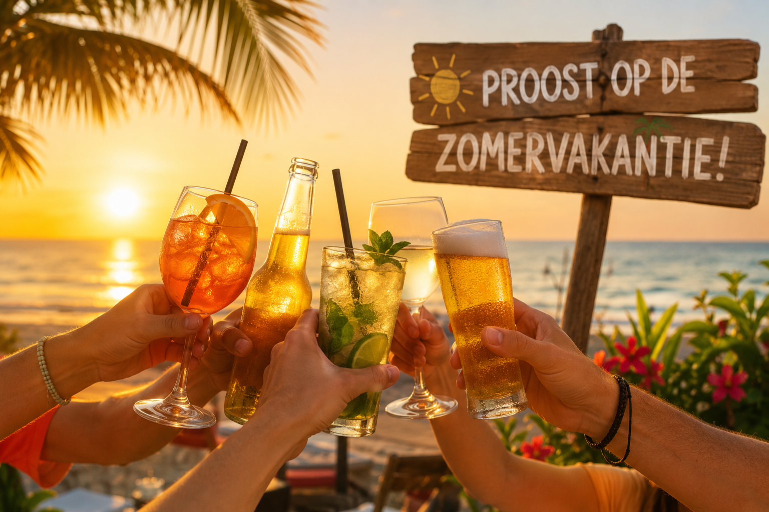 Proosten op de zomervakantie